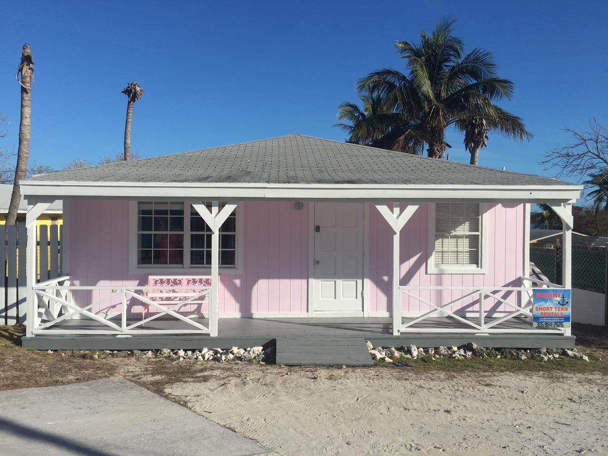 Bimini Seaside Villas - Pink Cottage With Beach View 앨리스타운 외부 사진